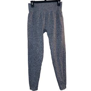 Heathered Gray Dot Pattern Leggings Size XL